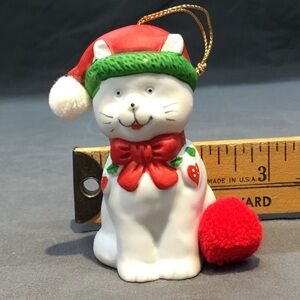 Vintage Jolly Jingles Cat Ornament